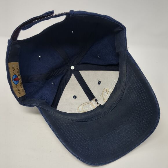 San Diego Strapback Hat Blue One Size Adjustable Embroidered Main Caps - Picture 7 of 9